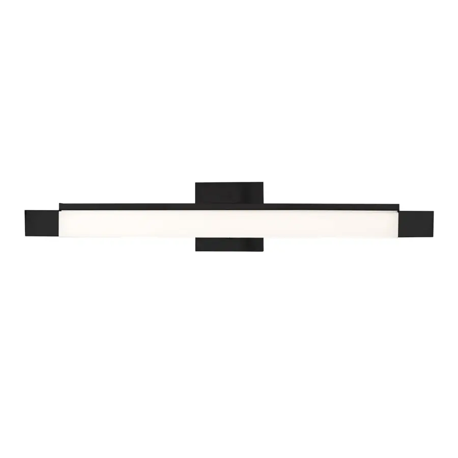 Soho LED Bathroom Vanity Light in Black