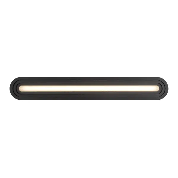 The Arco vanity light brings contemporary elegance to bathroom spaces with its distinctive pill-shaped silhouette and layered frame design. Featuring integrated 3000K LED technology for warm, energy-efficient illumination.