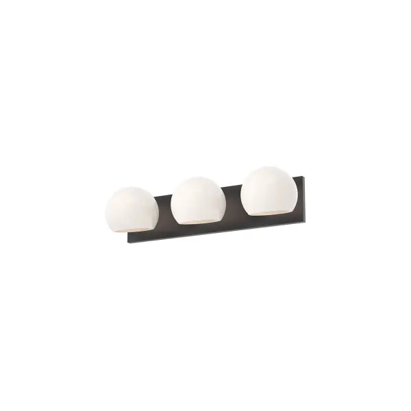 The Willow 22-inch vanity light combines art and function with its mix-and-match metal and glass finishes. Perfect for bathrooms and powder rooms, it offers flexible mounting and classic styling with decorative details. - alternate view