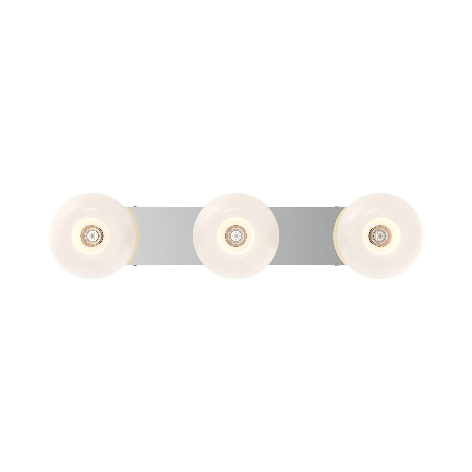 Samar Three Light Vanity in Brushed Gold/Copper