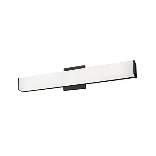 The Jane vanity light combines minimalist design with practical functionality. Its extruded square diffuser provides even, glare-free illumination while the sliding lamp assembly allows precise positioning during installation. - alternate view