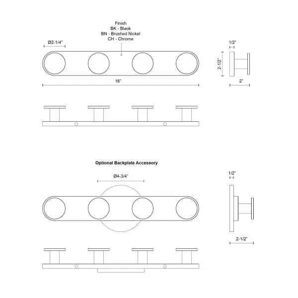 Modern Architectural Vanity Light with Integrated LED Technology - Image 10