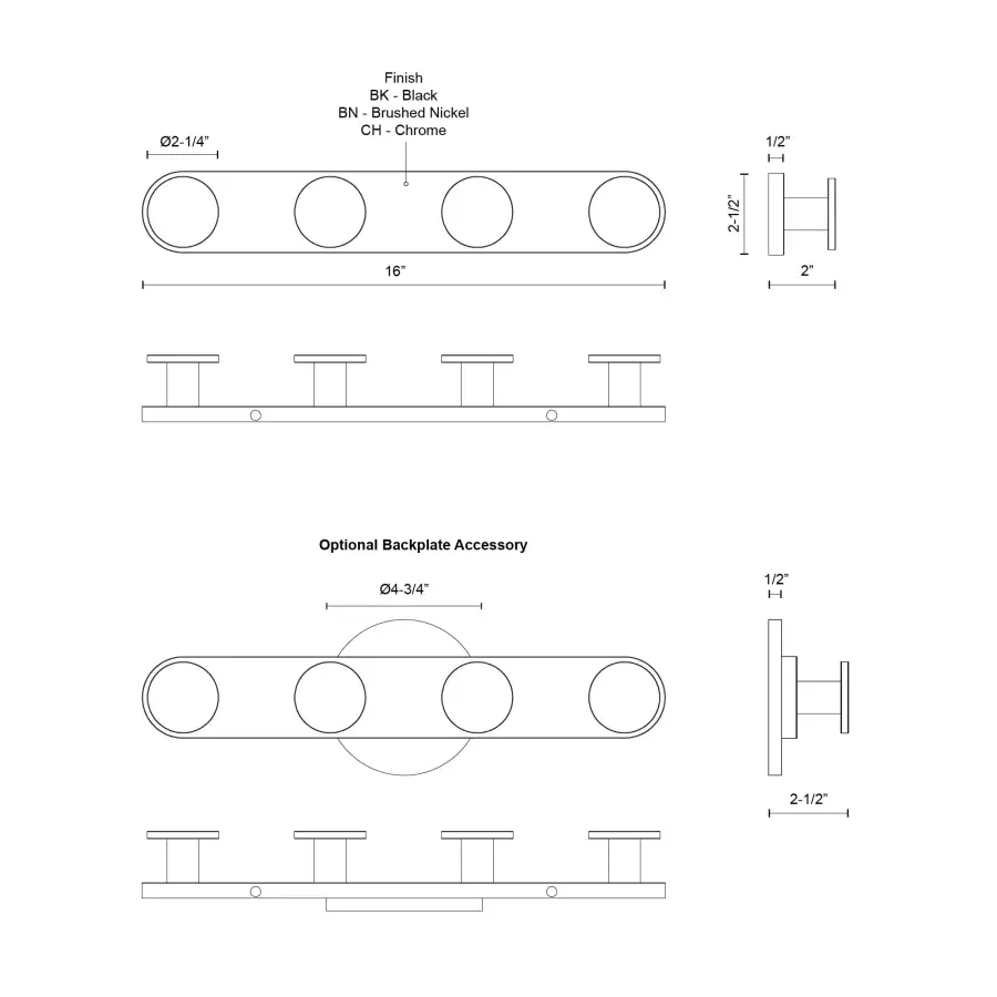 Modern Architectural Vanity Light with Integrated LED Technology - Image 10