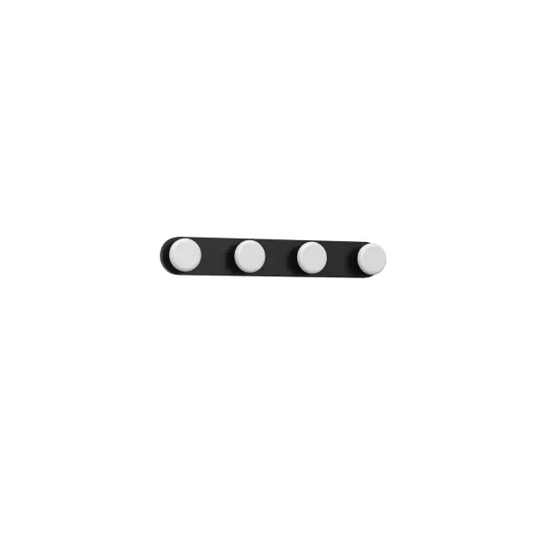 The Rezz 16-inch vanity light combines timeless design with modern LED technology, delivering warm 3000K lighting perfect for bathroom tasks. Its contemporary black finish and compact size make it ideal for smaller vanities.
