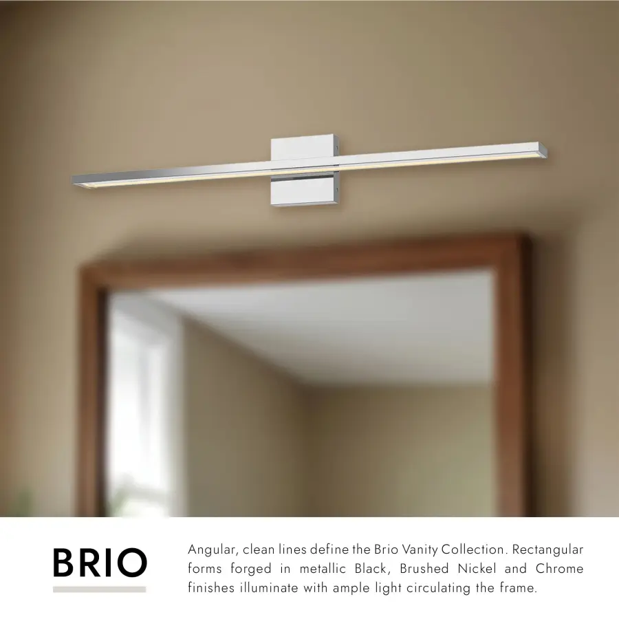 Modern 36-Inch Vanity Light with Integrated LED and Clean Lines - Image 8