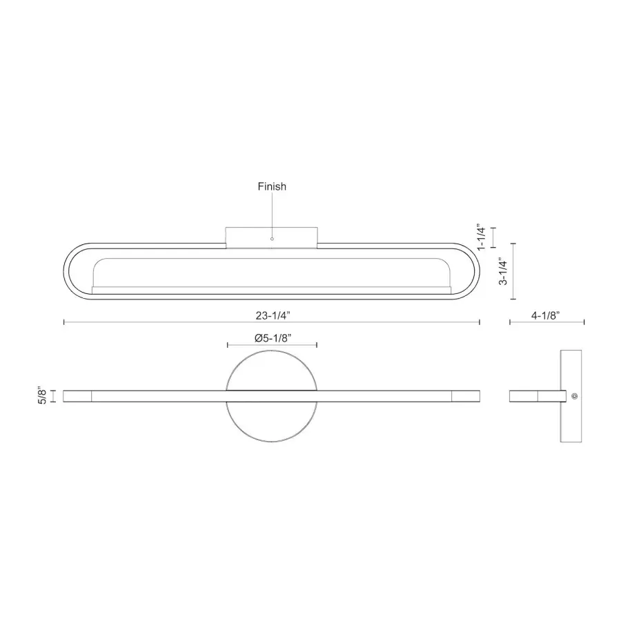 Modern Geometric Vanity Light with Integrated LED Technology - Image 11