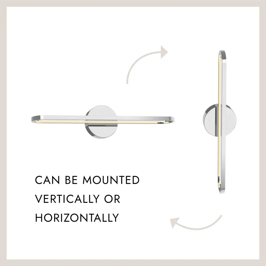 Modern Geometric Vanity Light with Integrated LED Technology - Image 9