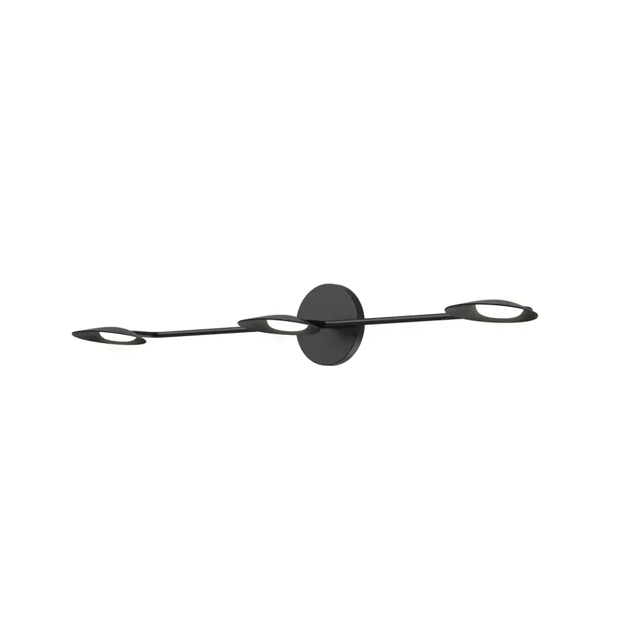 Rotaire LED Bathroom Fixture in Black