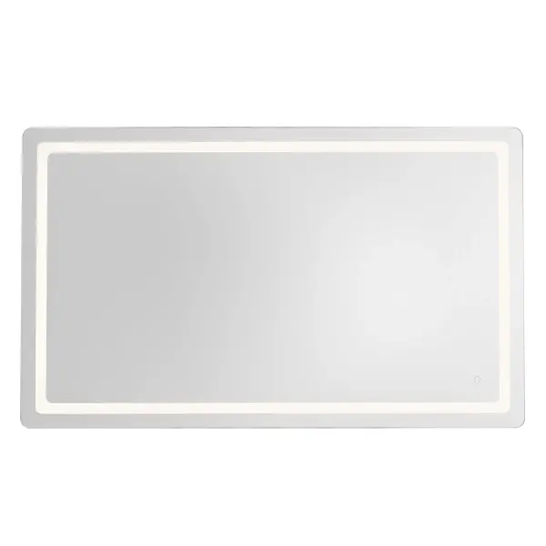 The Seneca 60-inch LED vanity mirror combines sleek frameless design with practical functionality. Five selectable color temperatures and touch-controlled dimming make it perfect for makeup application and grooming.