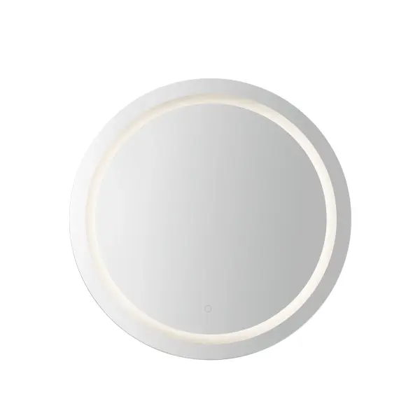 Elevate your daily routine with the Hillmont Round LED Lighting Mirror, a perfect fusion of contemporary style and practicality. Its circular design adds a touch of sophistication to any space. With five selectable color temperature options, you can set the mood and lighting that suits you best, while the convenient touch-based dimming button ensures effortless control. Illuminate your world with the Hillmont Mirror, designed to enhance your morning routine and elevate your makeup game. Integrated LED with Selectable Color Temperature Options Designed for bathroom, powder room, entryway, and more Modern, Contemporary Style with Decorative Details Installation hardware included Easy assembly instructions included in box Wall mount only - alternate view