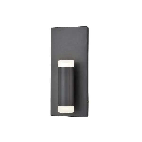 The Brazen wall sconce features distinctive quatrefoil-shaped aluminum lamps with opal diffusers, providing both up and down lighting. Perfect for bathrooms and hallways, this contemporary fixture combines geometric elegance with energy-efficient integrated LED technology.