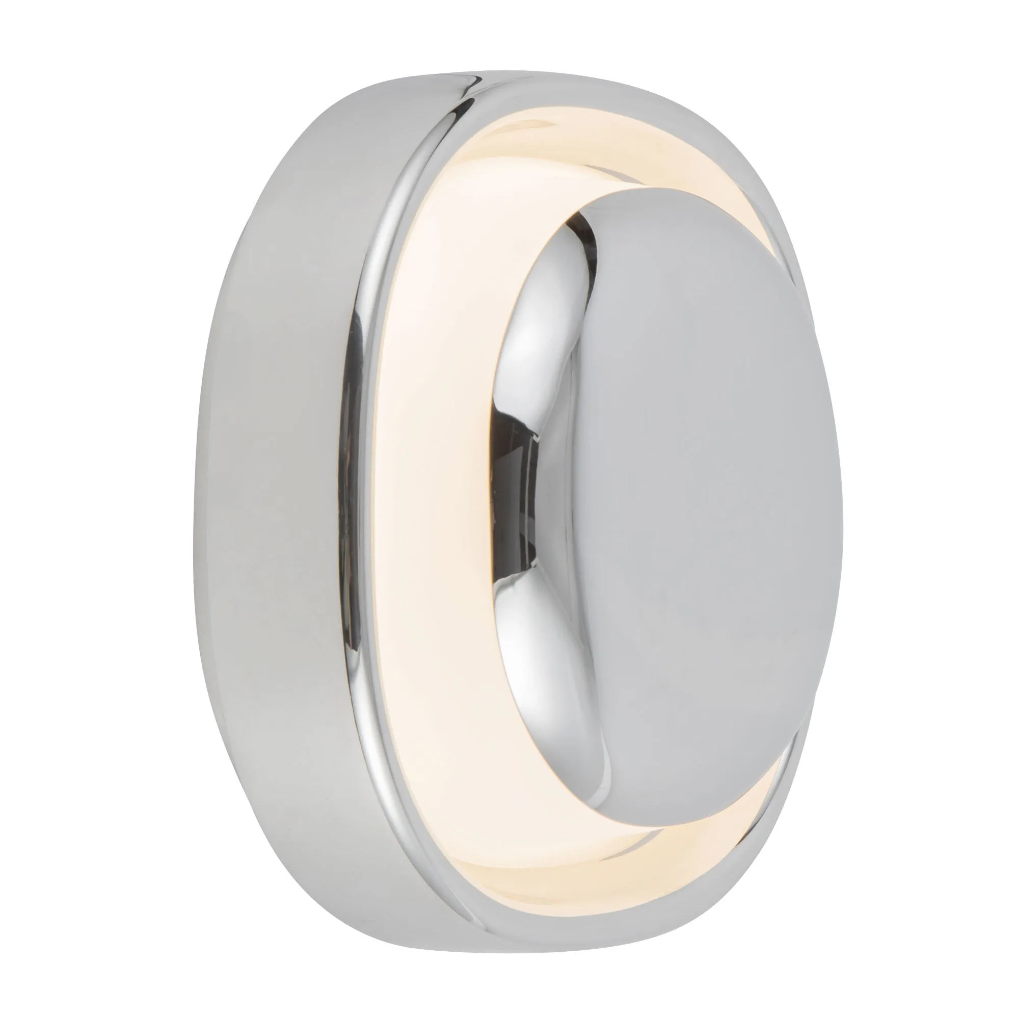 Pebble LED Wall Sconce in Chrome
