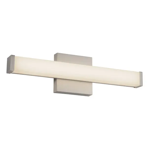 The Geri 18" vanity light combines minimalist design with smart functionality. Its slim rectangular profile and opal diffuser deliver soft, even illumination, while the built-in 5-color temperature switch adapts from warm to cool light.
