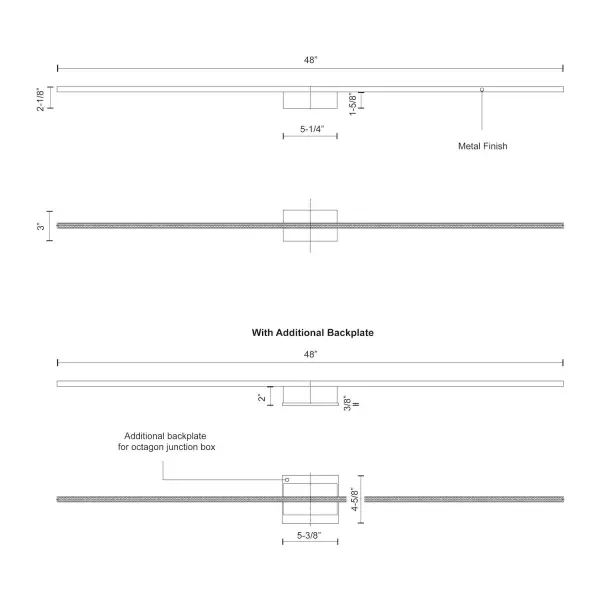 Vega Minor 48" Wall Sconce - Image 10
