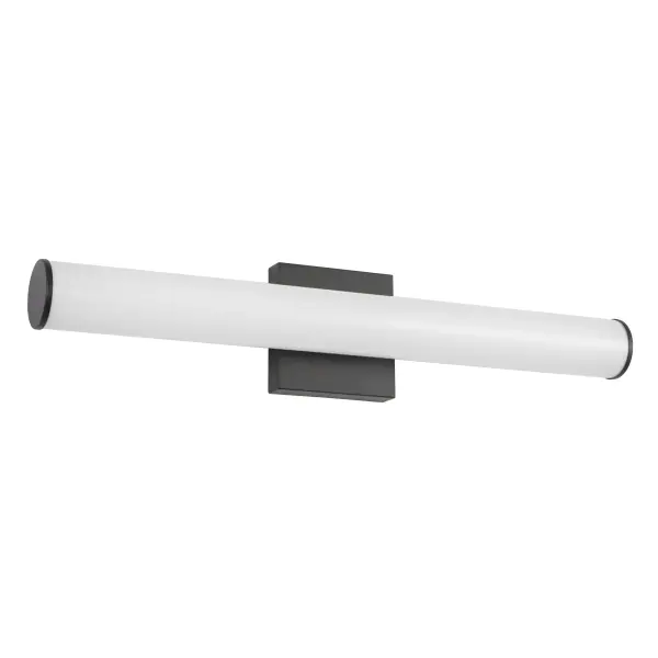 The Rico 24-inch vanity light combines sleek modern design with practical functionality. Its integrated LED with 5 color temperature settings (2700K-5000K) makes it perfect for grooming tasks, while the clean lines work in both contemporary and transitional bathrooms. - alternate view