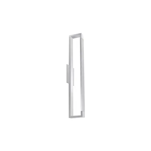 The Swivel wall sconce combines sleek modern design with practical functionality. Its rotational arm allows precise light direction, while the machined aluminum construction and opal diffuser provide both durability and soft illumination. - alternate view
