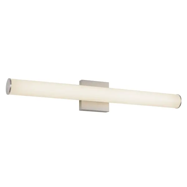 The Rico 30-inch vanity light combines sleek contemporary design with practical functionality. Its integrated LED with 5 color temperature settings (2700K-5000K) makes it perfect for grooming spaces where lighting precision matters.