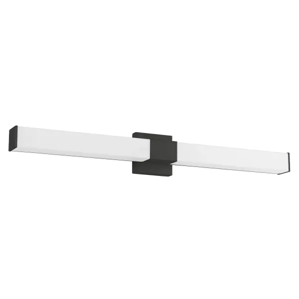 The Vivi 36-inch vanity light combines contemporary design with practical functionality. Its integrated LED with 5 color temperature options (2700K-5000K) allows you to customize lighting from warm to cool. The rectangular profile with square metal accents adds architectural interest while the opal diffuser ensures even, glare-free illumination ideal for grooming tasks. - alternate view