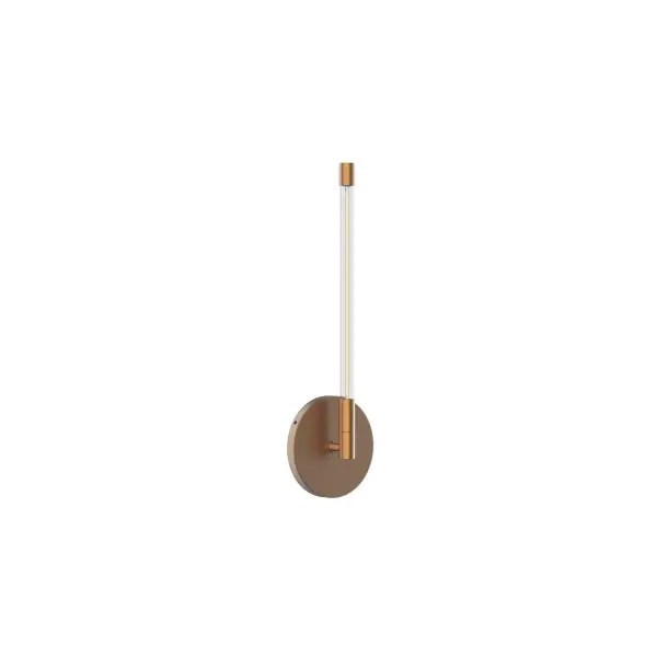 The Motif wall sconce combines clean modern lines with warm LED filament technology in a refractive cylinder design. At 14 inches, it's perfectly sized for bathrooms, hallways, and accent lighting throughout the home.