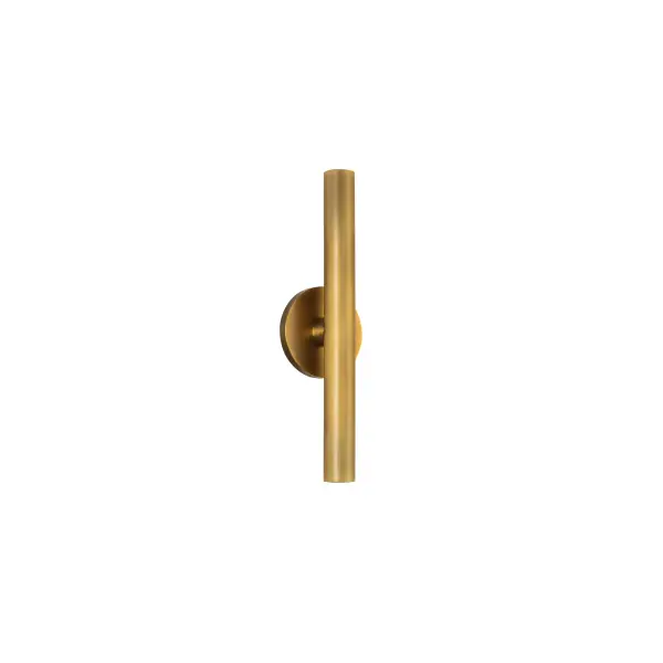The Mason 16-inch wall sconce combines classic cylinder styling with modern integrated LED technology. Its urban bronze finish and warm 3000K light create sophisticated ambiance perfect for bathrooms and hallways.
