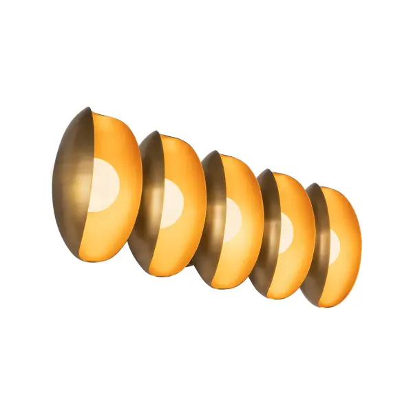 The Cortez vanity light brings organic coastal beauty to any space with its shell-inspired design and glowing pearl of light. Integrated LED technology provides energy-efficient illumination while the versatile mounting options allow for creative installation.