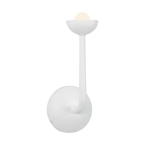 The Spade 3-Light Wall Sconce combines timeless antique iron styling with contemporary integrated LED technology. Its bold arched silhouette and luxe Antique White finish bring vintage charm to bathrooms, hallways, and bedrooms while delivering energy-efficient, maintenance-free illumination. - alternate view