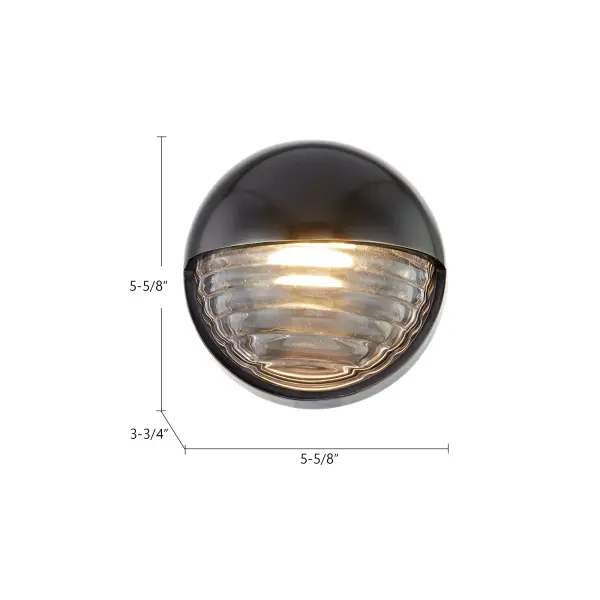 Elegant 1920s-Inspired Vanity Light with Luxe Ribbed Glass - Image 12