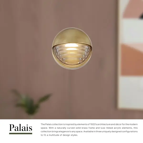 Elegant 1920s-Inspired Vanity Light with Luxe Ribbed Glass - Image 9