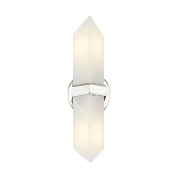 Elegant Alabaster Stone Vanity Light with Timeless Transitional Design - Image 1