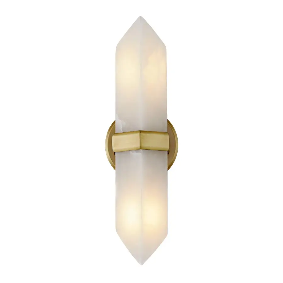 Elegant Alabaster Stone Vanity Light with Timeless Transitional Design - Image 3