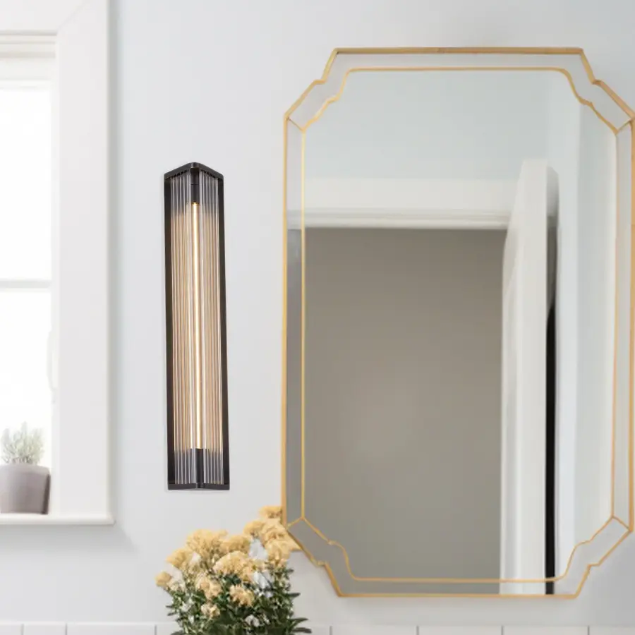 Modern Architectural Vanity Light with Integrated LED Filament Technology - Image 2