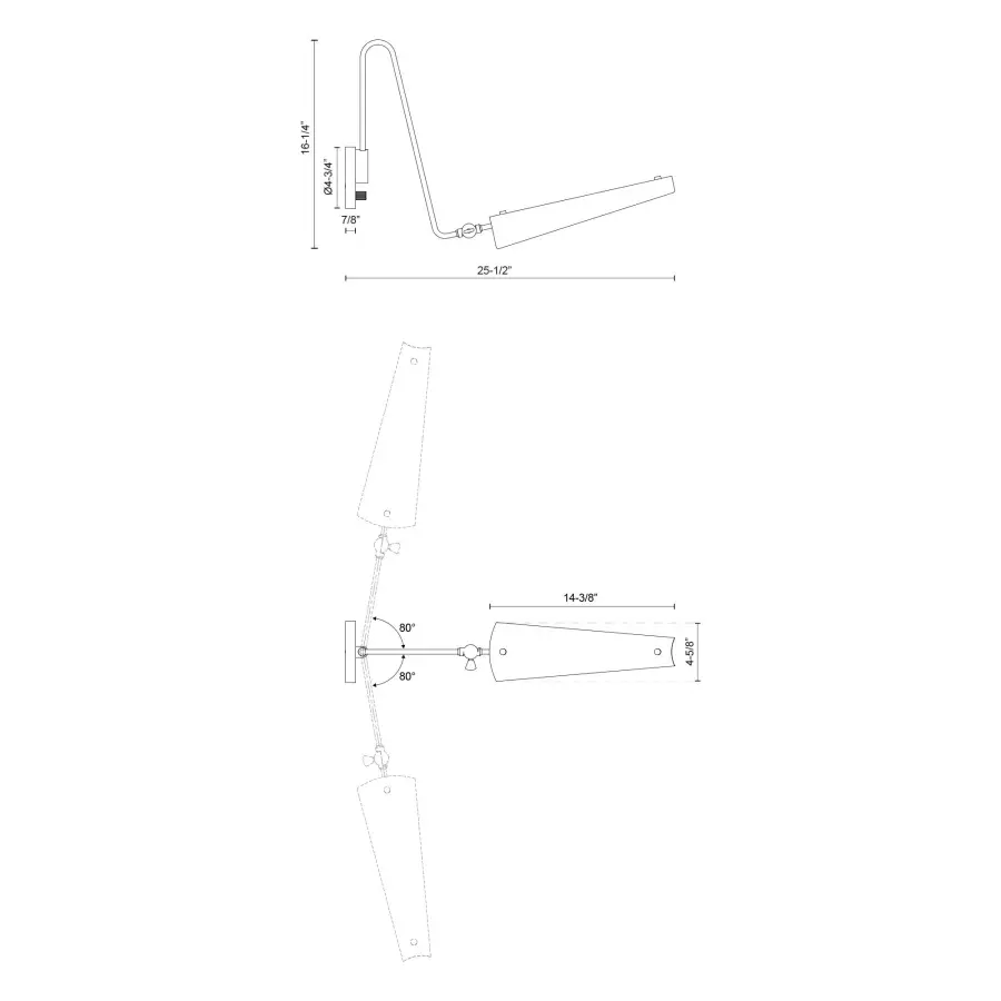 Osorio 4-Light Wall/Vanity Light - Image 6