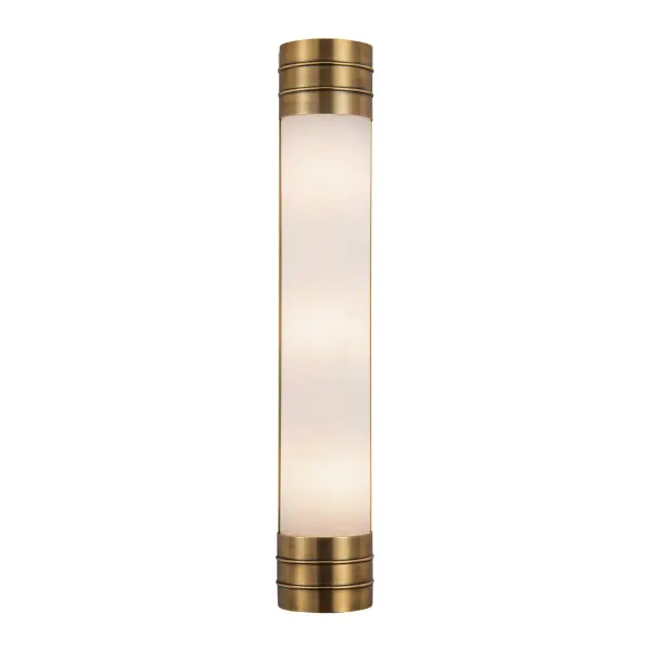 The Willard collection brings timeless elegance with its strong metal framework and prismatic glass accents. Perfect for bathrooms and hallways, this 24-inch fixture offers versatile transitional styling.