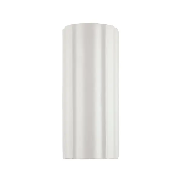 The Martine vanity light brings 1930s-40s cast plaster charm to modern spaces with its organic wave-like carvings and textured antique white finish. Perfect for bathrooms and powder rooms seeking artistic sophistication.