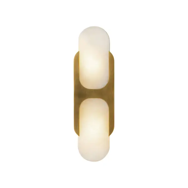 The Odin combines classic elegance with modern luxury through pill-shaped natural alabaster diffusers and urban bronze hardware. Each piece features unique alabaster veining, making it a sophisticated choice for bathrooms and entryways.