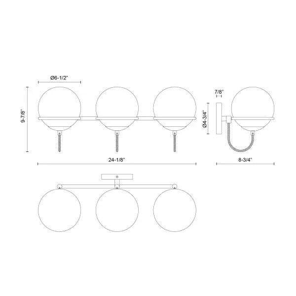 Whimsical Mid-Century Design with Floating Opal Orbs - Image 16