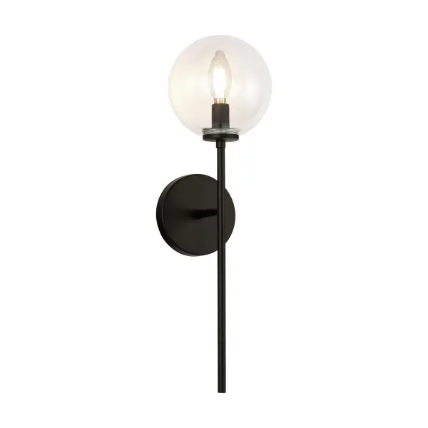 The Cassia vanity light brings playful mid-century charm with its Sputnik-inspired design and clear glass globes. The aged gold finish adds warmth while the versatile mounting options make it perfect for bathrooms and beyond.