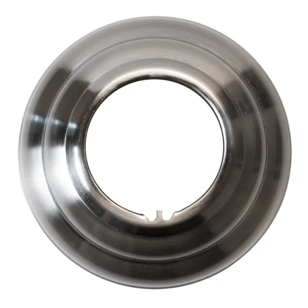 This 5-inch ceiling adaptor enables downrod fans to mount on sloped ceilings up to 45 degrees. Compatible with all CF series fans, it includes installation hardware and clear assembly instructions for easy setup. - alternate view