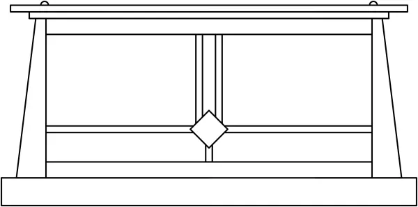 15" Aberdeen column mount