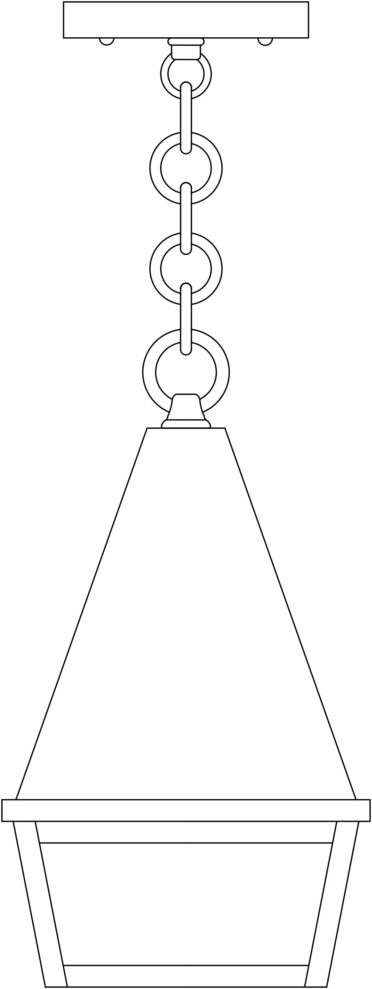 6" Anfiled pendant