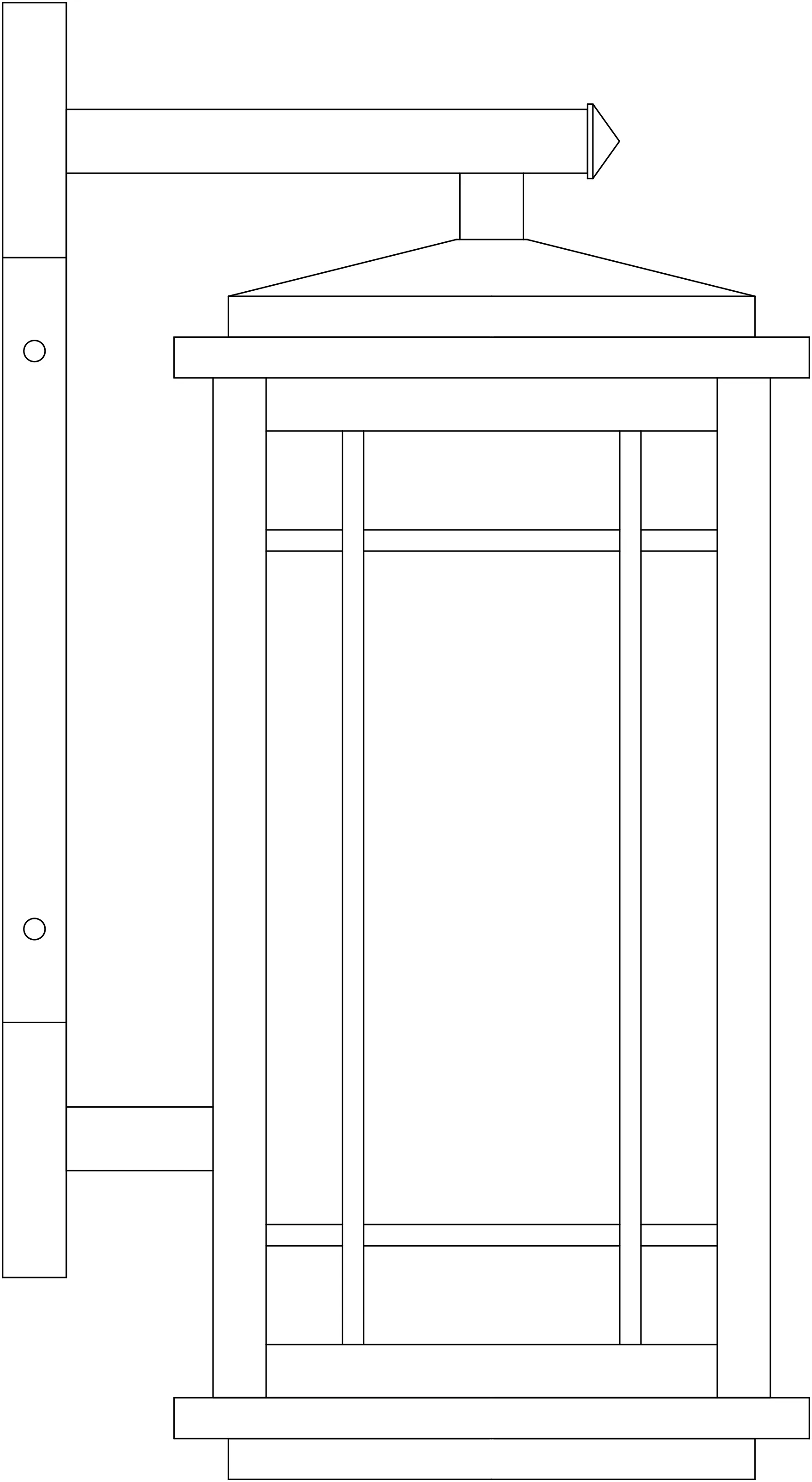 8" Avenue Long Body Wall Bracket