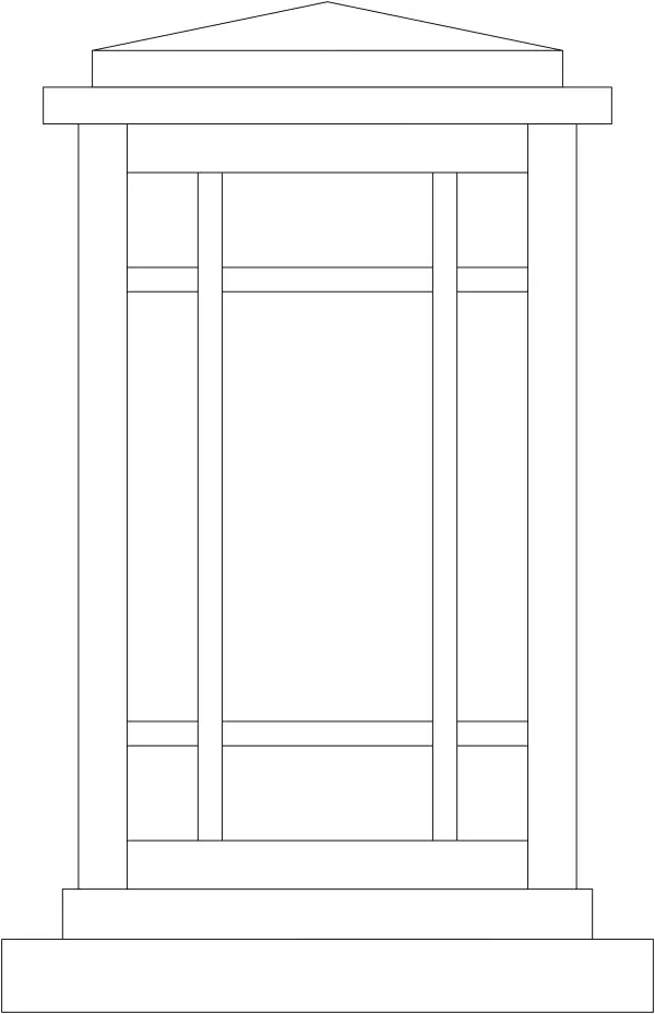 6" avenue column mount