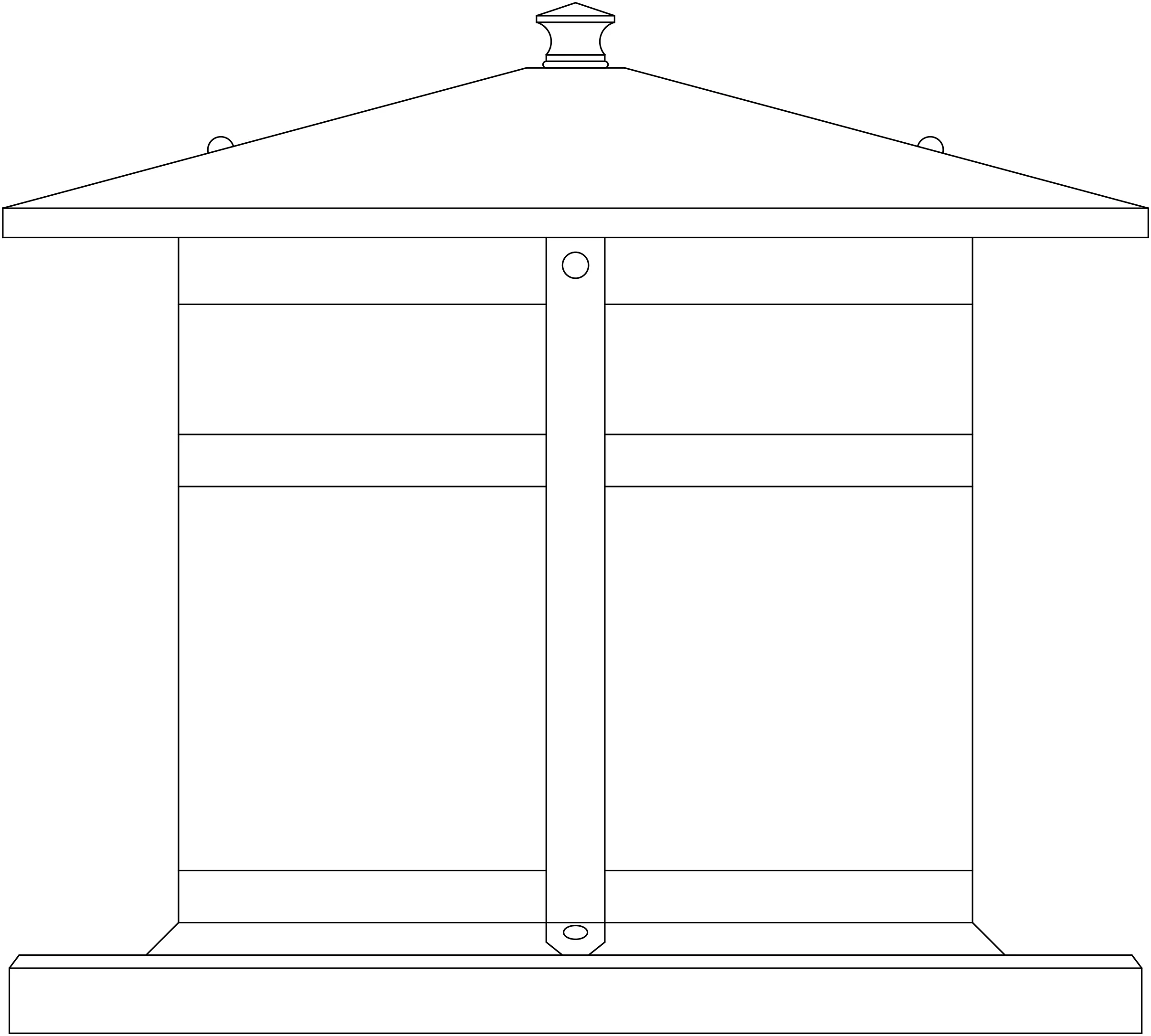 11" Berkeley Column Mount