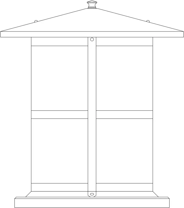14" berkeley long body column mount
