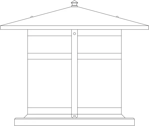 17" berkeley column mount