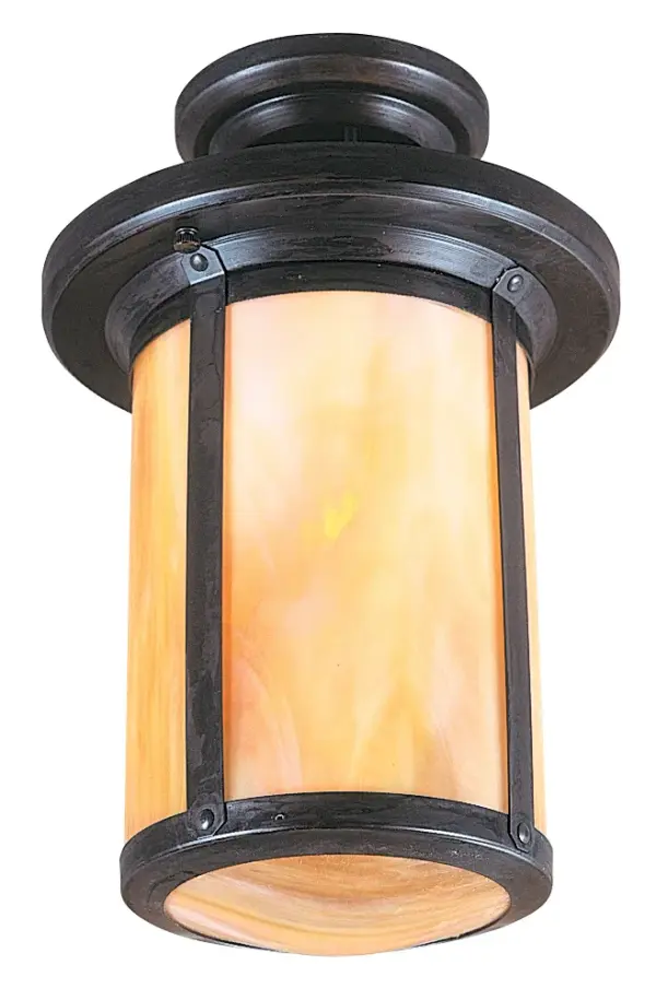 6" berkeley semi-flush mount