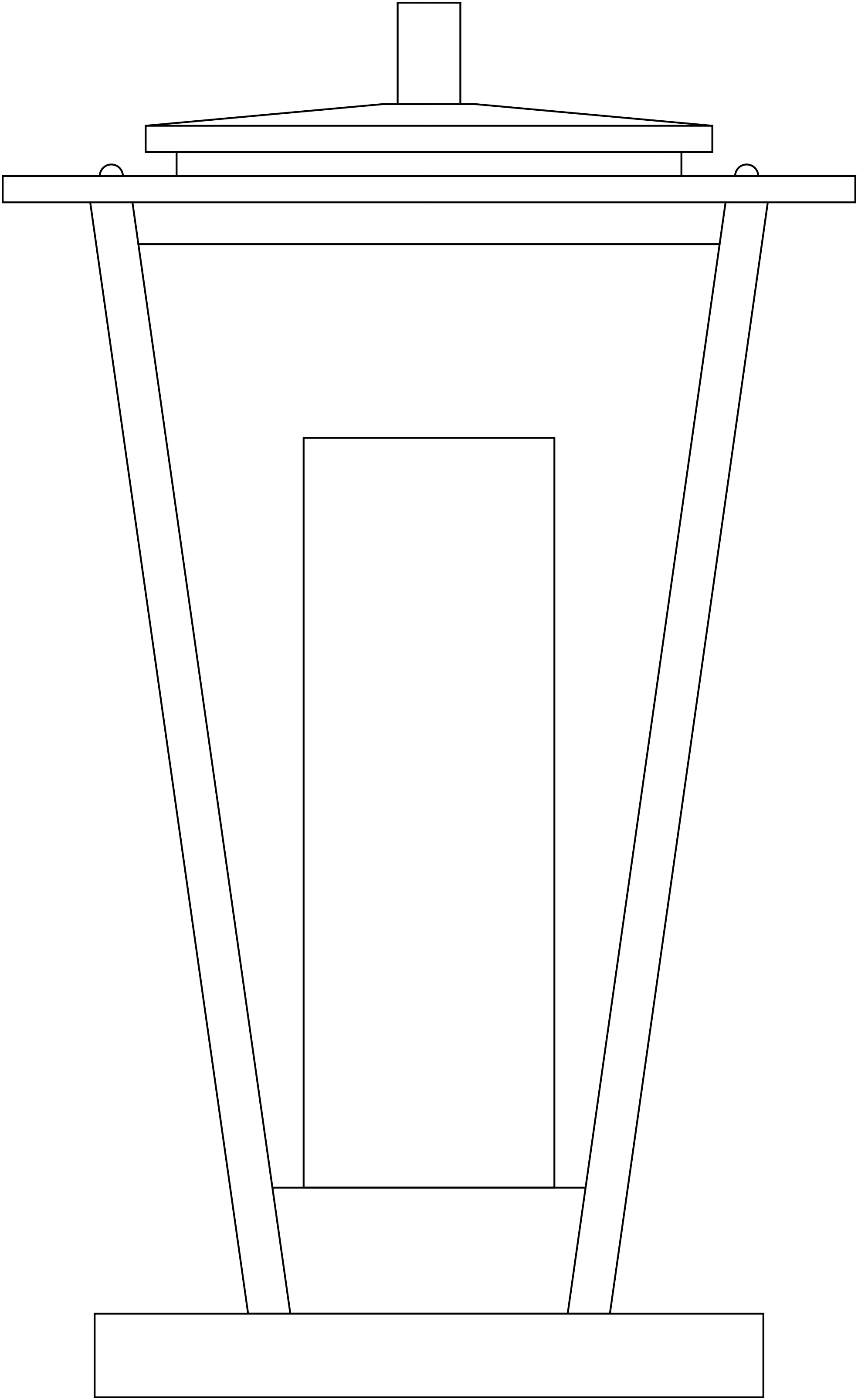 10" Brighton Column Mount