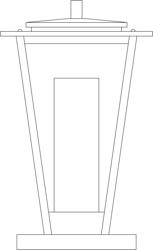 10" brighton column mount