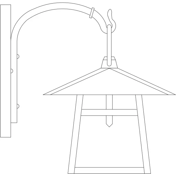 8" carmel wall mount with t-bar overlay