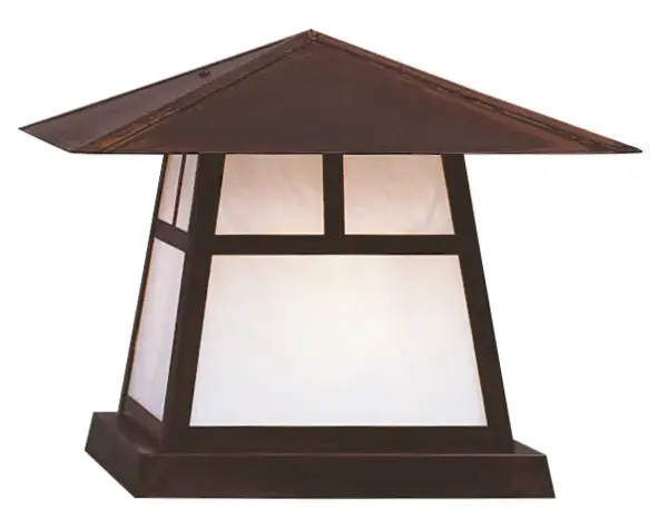 15" carmel column mount with t-bar overlay